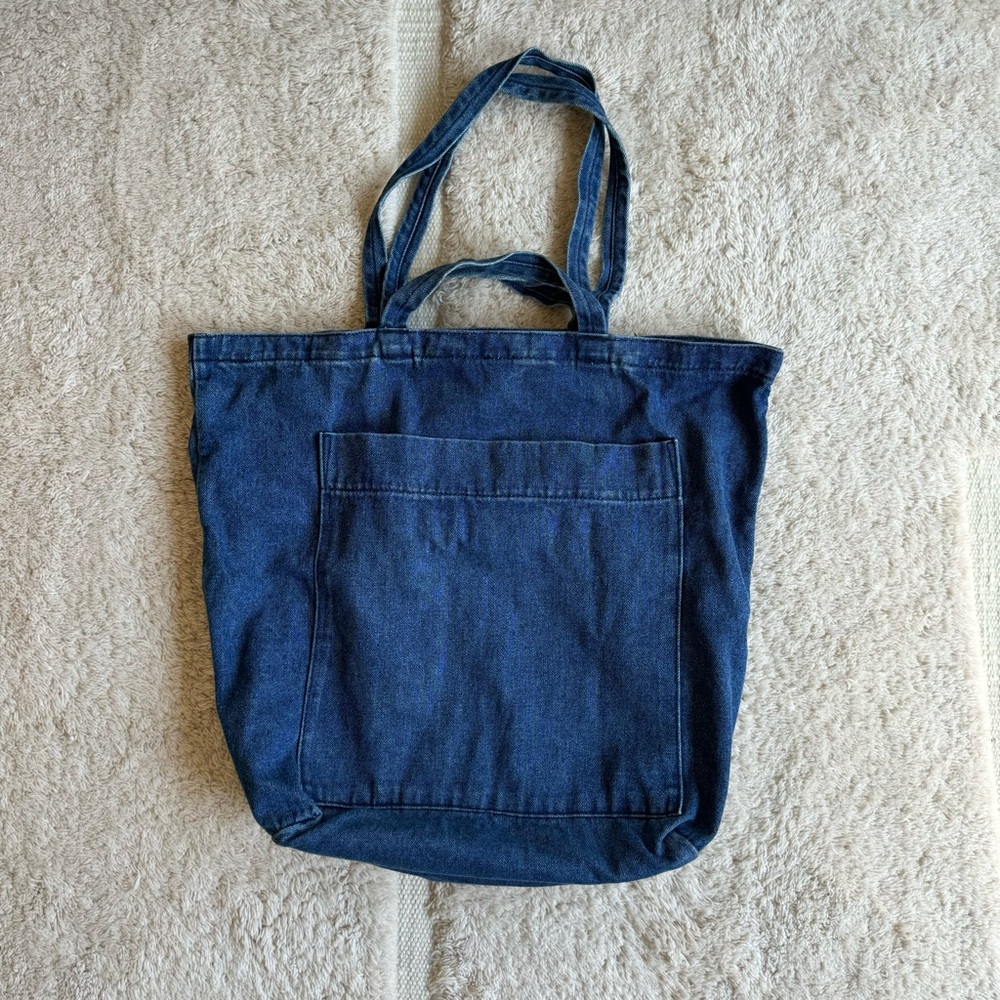 BAGGU giant denim tote - Picture 1 of 6